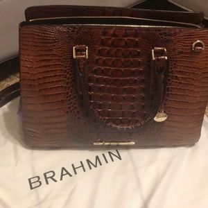 Brahmin Finley carryall leather tote